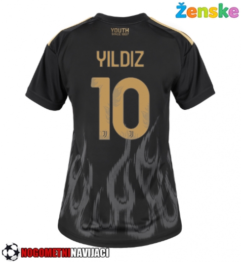 Ženske Nogometnih dresov Juventus Kenan Yildiz #10 Tretji 2026-27 Kratki rokavi Ženske Nogometnih dresov Juventus Kenan Yildiz #10 Tretji 2026-27 Kratki rokavi
